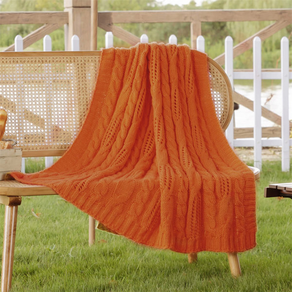 Rosalind Wheeler Aleciram Acrylic Blanket Wayfair